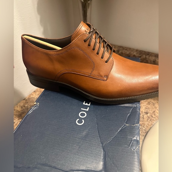 Brown Leather Men's Dress Shoes Cole Haan size 12 - Picture 6 of 6